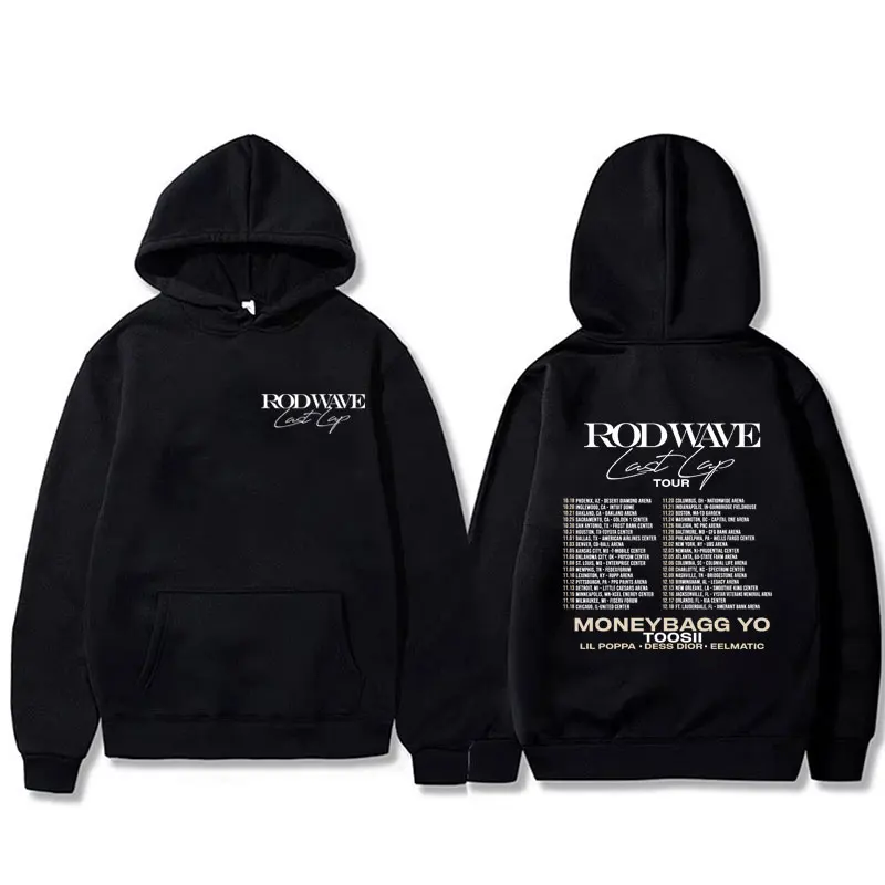 

Rapper Rod Wave Last Lap Tour Hoodie Men Women Fashion Oversized Hip Hop Streetwear Male Clothing Casual Fleece Cotton Hoodies