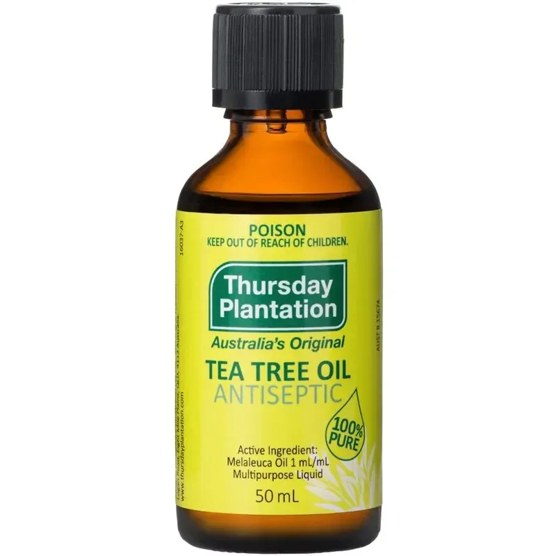 50ml Original Australia Thursday 100% Pure Tea Tree Oil Acne Treatment Shrink Pore Face Care Acne Remover Aromatherapy Essential