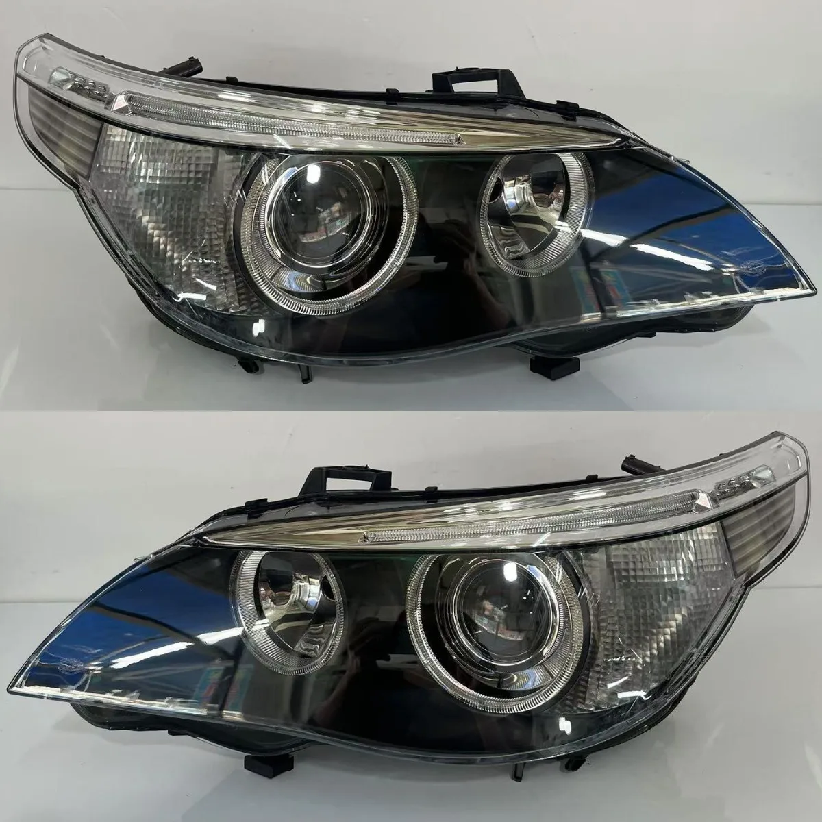 Applicable to BMW 5 series E60 HID xenon left and right 2 headlights 2005 - 2010 European Union -