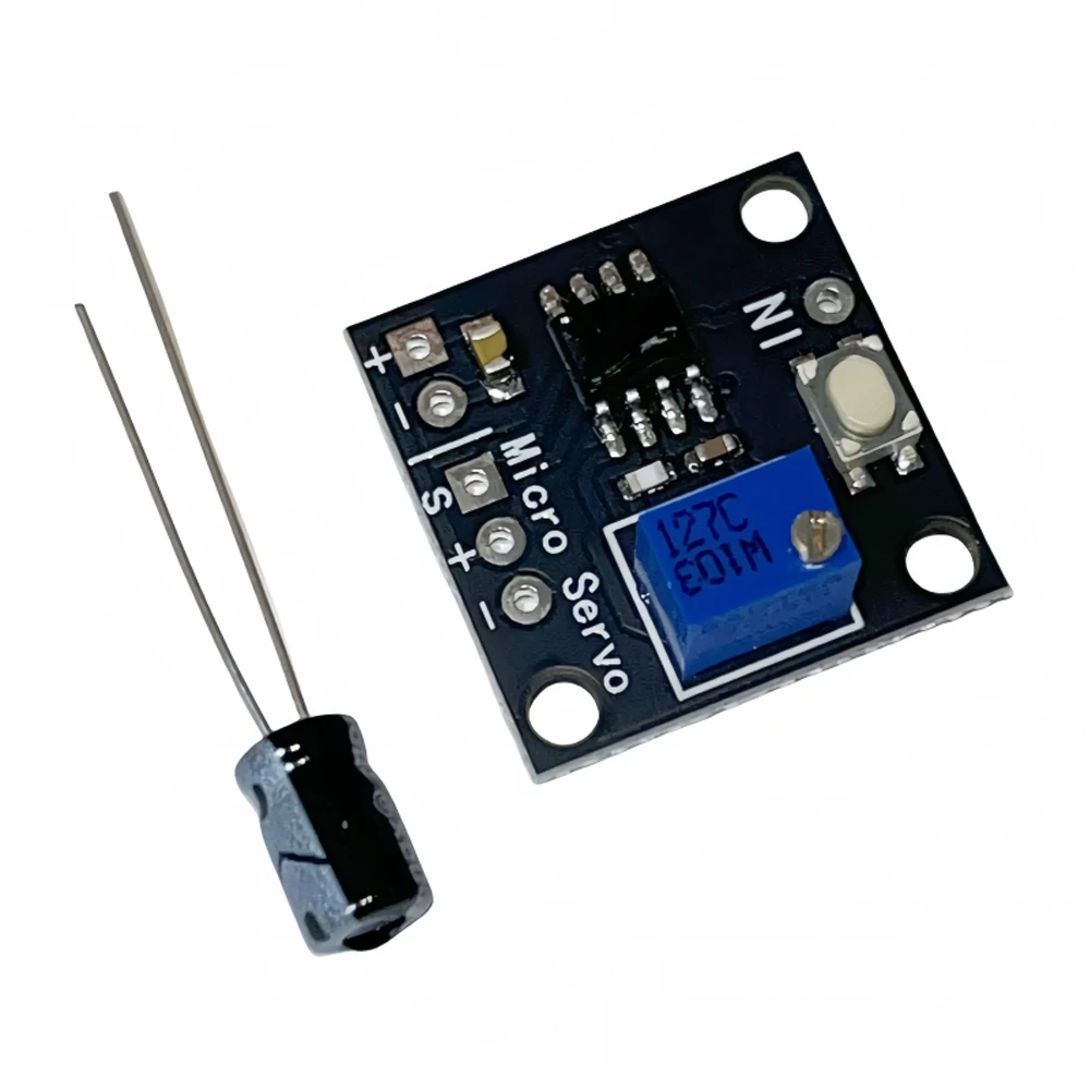 

3-5V Adjustable Angle Servo Driver Board Servo Control Module SG90 Servo Driver PWM Circuit for 180° Steering Gear Angle Control