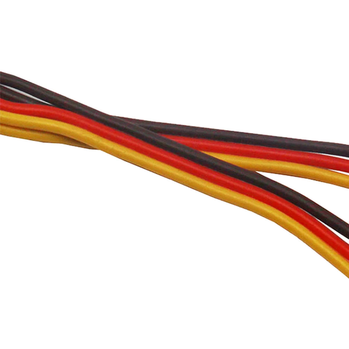 5 Pcs JR/Futaba Style Servo 1 To 2 Y Harness Leads Splitter Cable Male To Female Extension Lead Wire for RC Models 7Cm