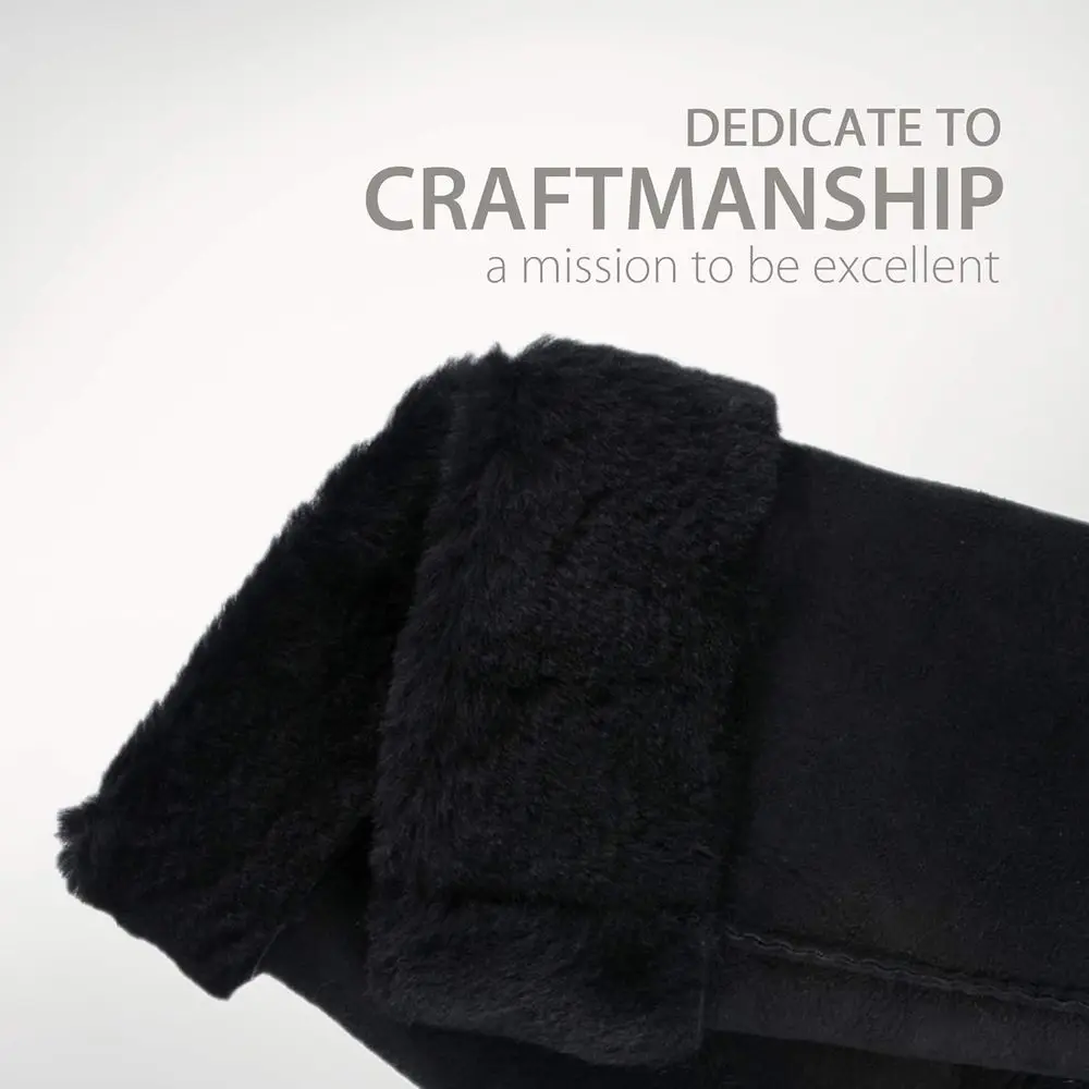 قفازات ميرينو من جلد الغنم للنساء - قفازات شتوية دافئة #5