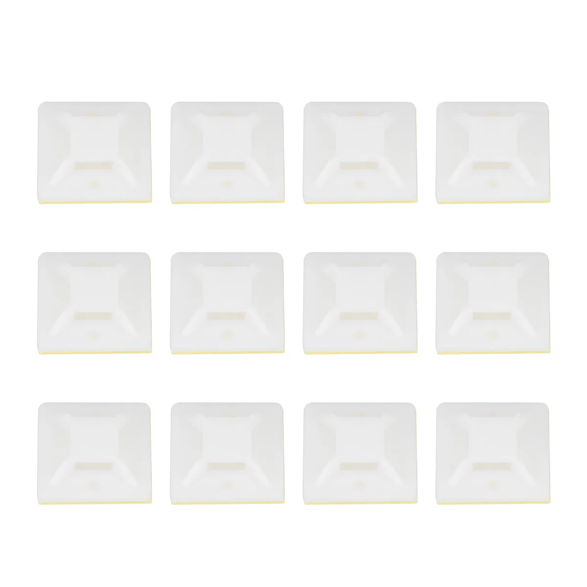 500 قطعة رباط للكابل جبل النايلون قاعدة ذاتية اللصق حزم الأسلاك الآمنة البريدي التعادل حامل للمنزل مكتب إدارة الأسلاك