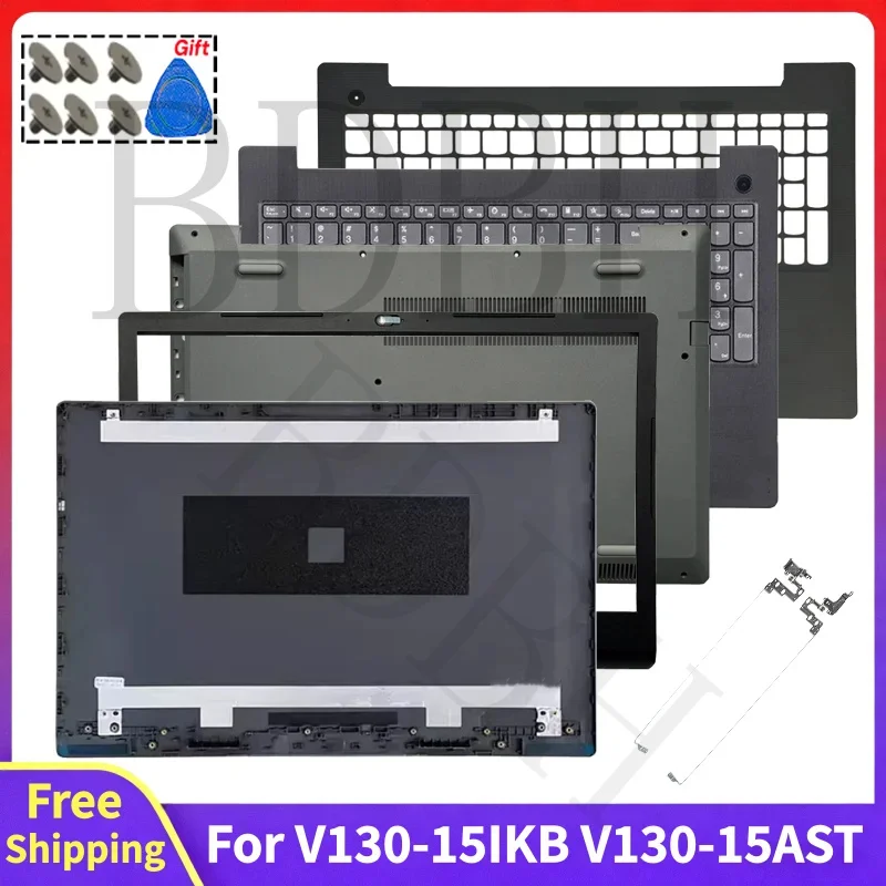 For V130-15 V130-15IKB V130-15AST V130-15IGM New Replace LCD Back Cover Rear Lid Top Case Front Bezel Hinge Palmrest Bottom Case