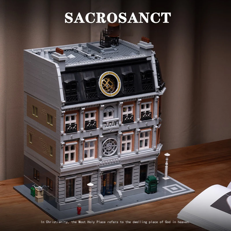 6564 قطعة MOC Sanctorum Sanctum Showdown اللبنات فيلم منزل مسكون العمارة نموذج الطوب عيد الميلاد لعب طفل الكبار هدية