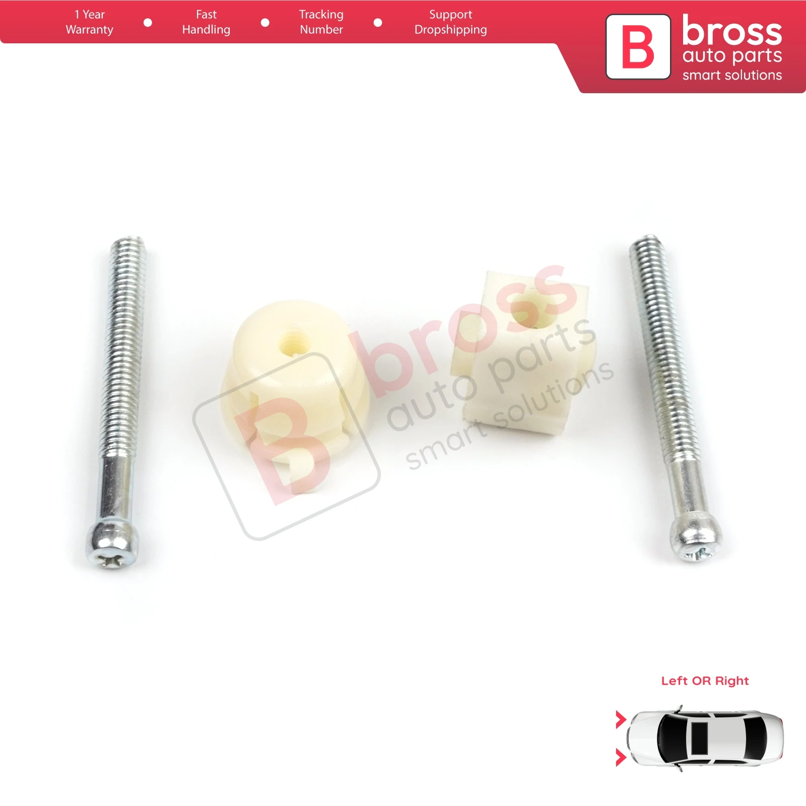 BHL59+BHL60 Front Headlight Adjusting Screw Set for VW Transporter T4 Caravelle 7D 70 Bus Van Box Platform 1990-2004 701941141A