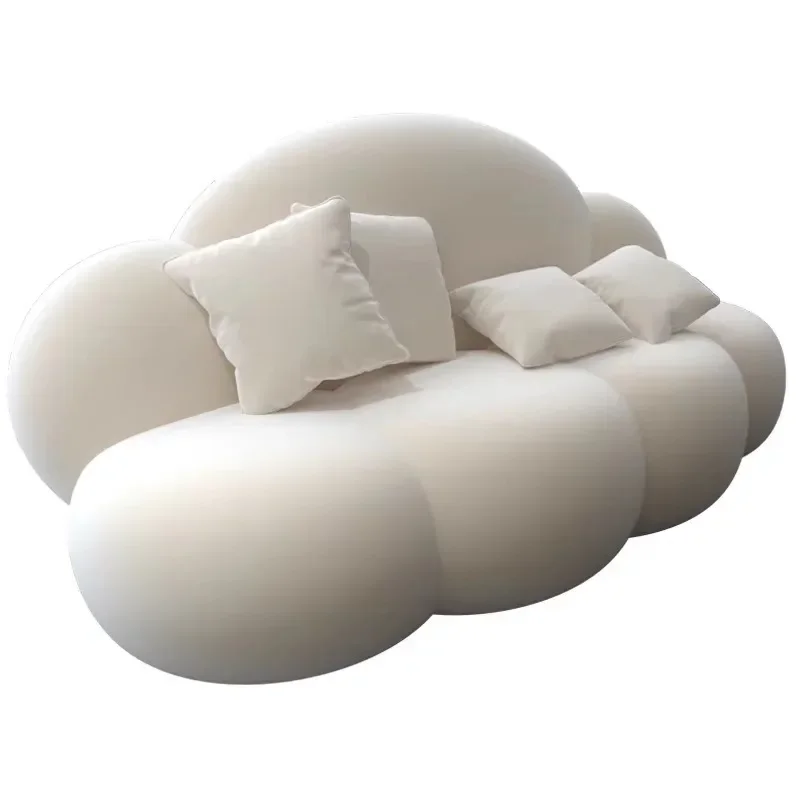 Nordic fabric Internet celebrity wedding dress small sofa simple modern indoor small apartment living room