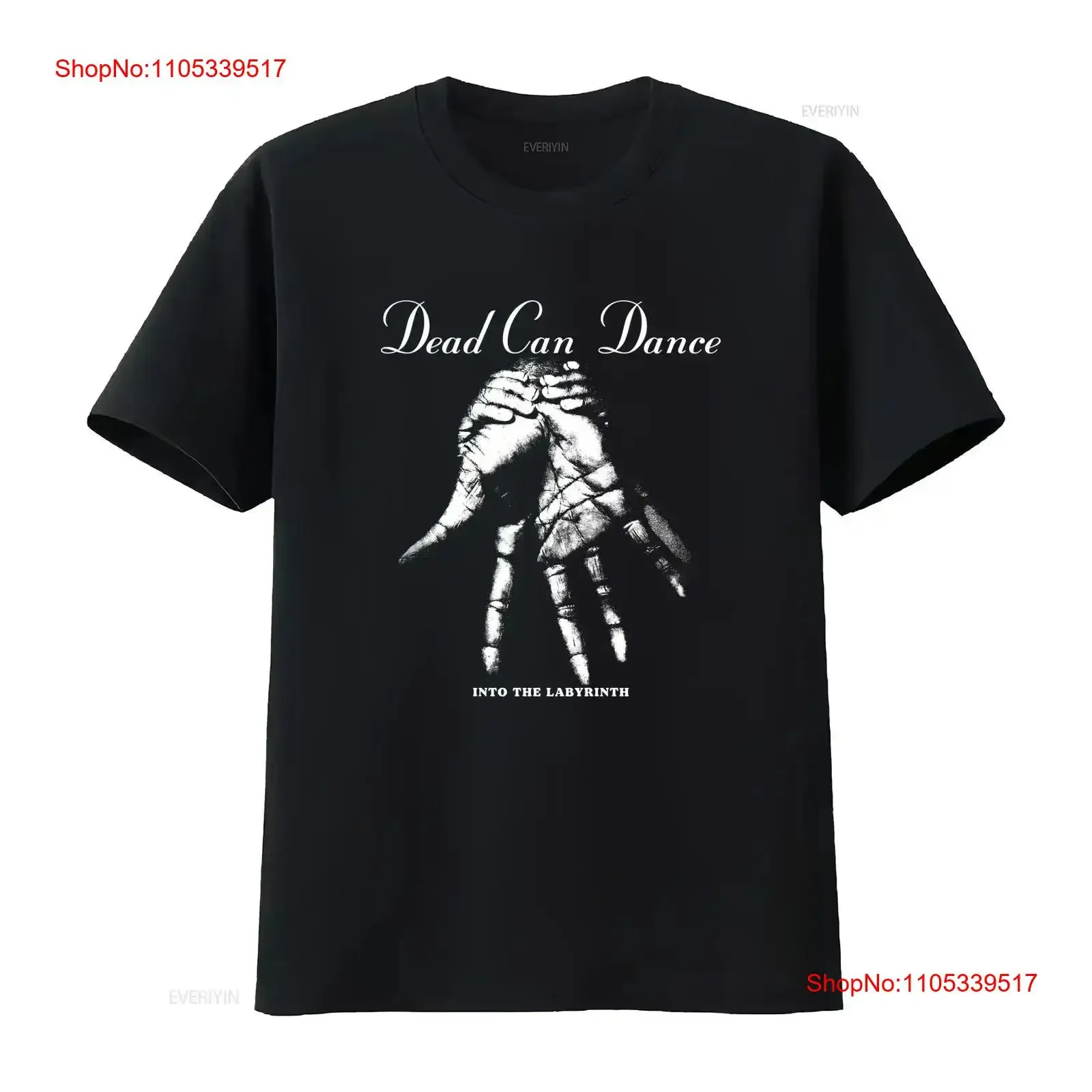 1993 Dead Can Dance band Into the Labyrinth Album T shirt U2829 vintage Washed Casual Stretched Breathable Versatile Soft
