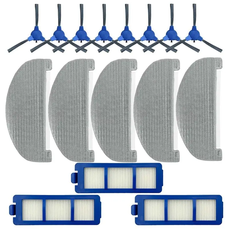 

AB46-For Eufy Robovac G40/G40 Hybrid+ Robot Vacuum Cleaner Side Brush Hepa Filter Mop Cloth Replacement Accessories