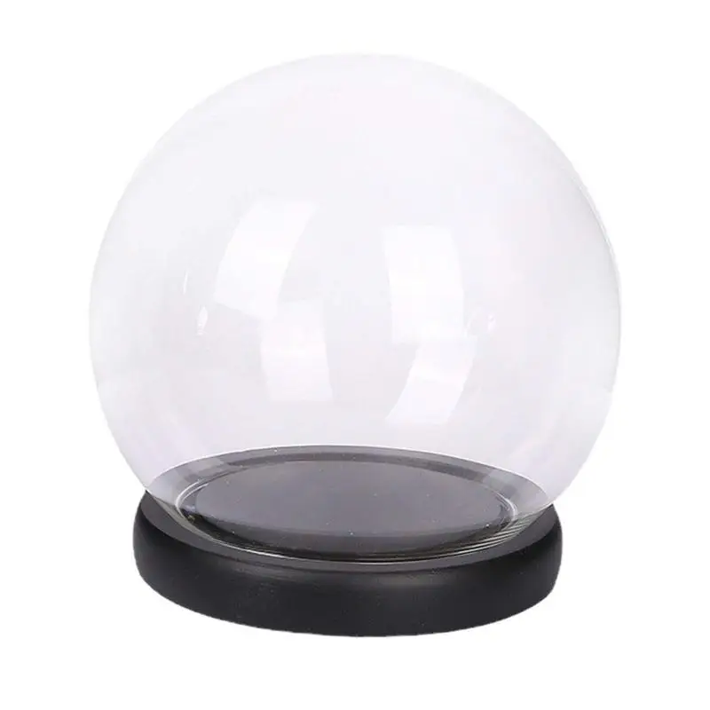 Kesoto Cloche en verre dôme cadeaux de saint valentin Cloche cloche pot vitrine pour ses centres de table maison dôme en verre paysage 3