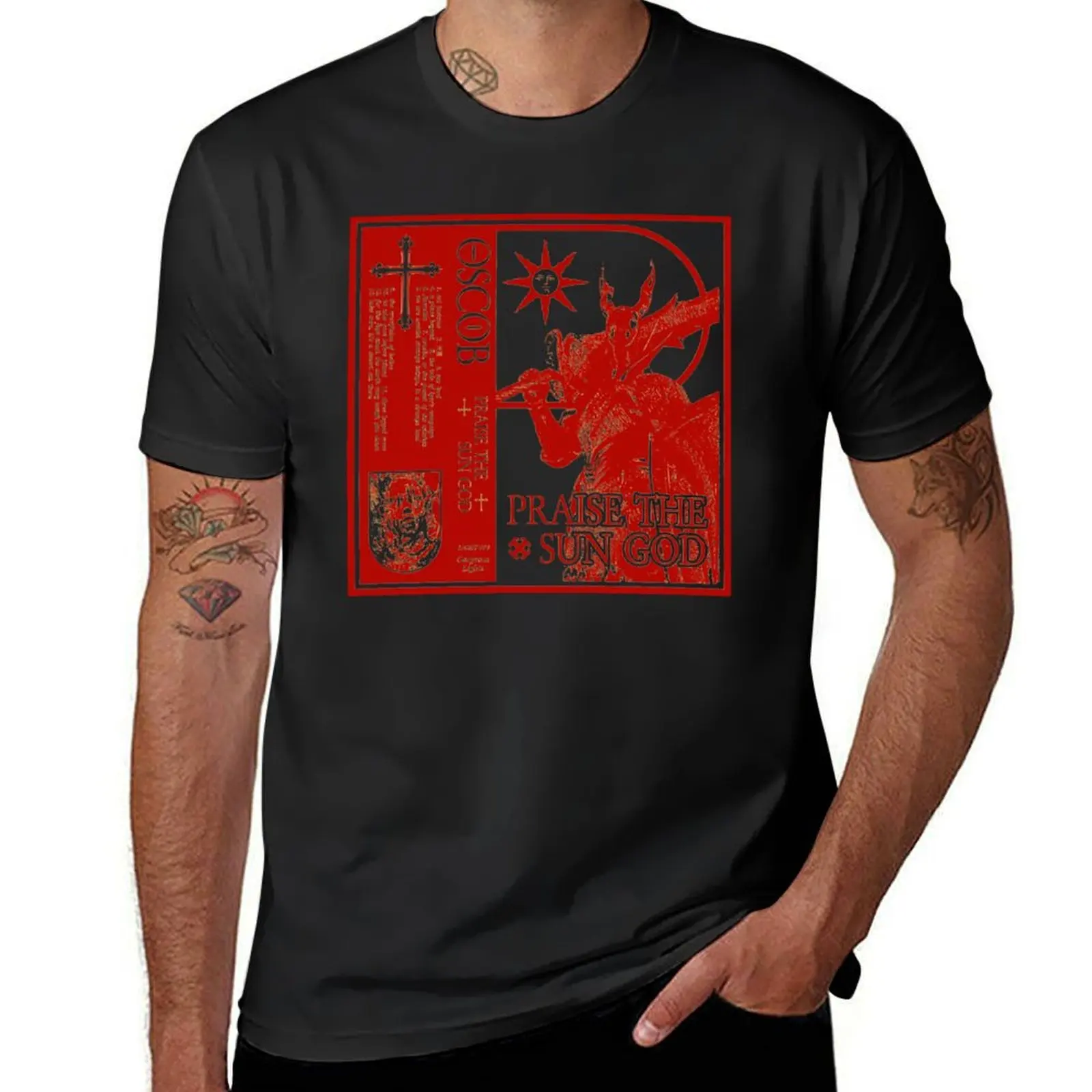 

Praise the Sun God T-Shirt anime quick-drying summer top plain t shirts men