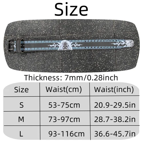 Imagen 2 del producto Cinturón de levantamiento de pesas corruptor Zeus, cinturón de levantamiento de pesas para gimnasio para hombres y mujeres, cinturón de fitness para sentadillas de gimnasio, levantamiento de pesas