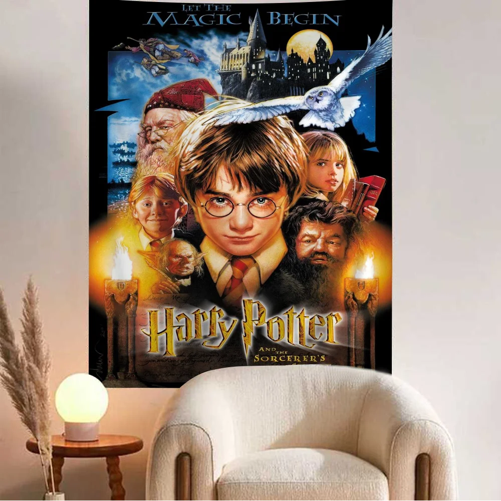 H-Harries P-Potters Film Cartoon Tapestry Home Decoration Hippie Bohemian Decoration Divination Home Decor