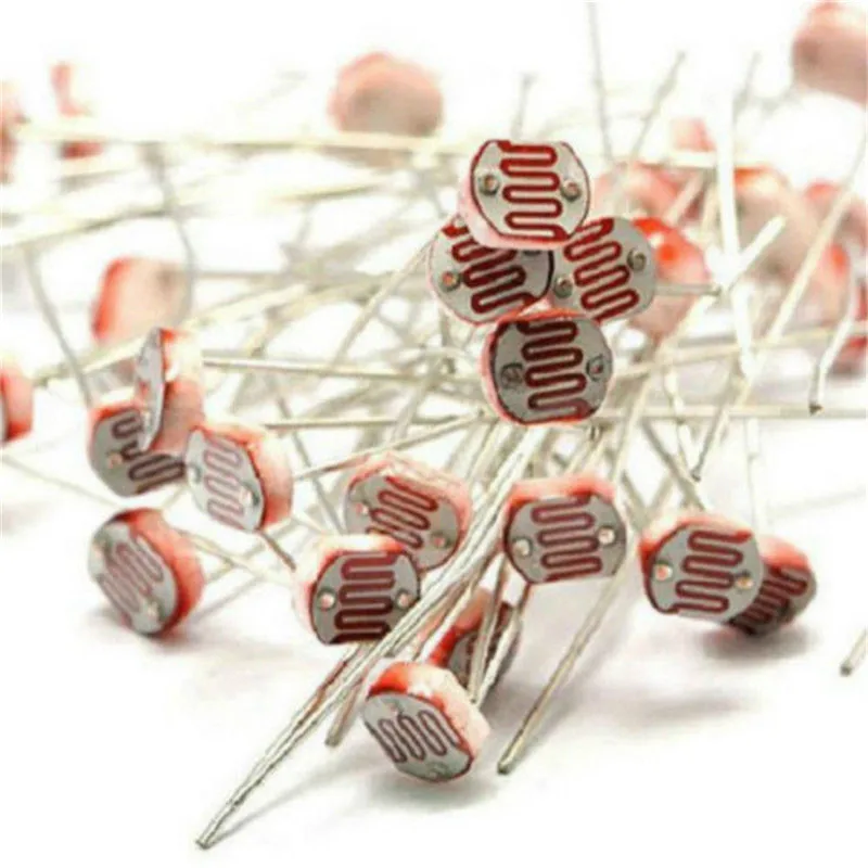 30PCS Photoresistor LDR CDS 5mm Light-Dependent Resistor Sensor GL5516 Arduino