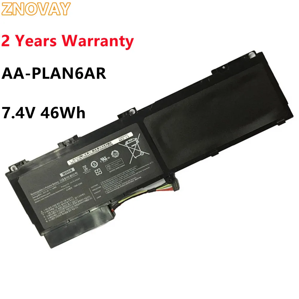 ZNOVAY AA-PLAN6AR Laptop Battery For SAMSUNG 900X1AA01US 900X3A-01IT B04CH NP900X3A 900X1BA03 7.4V AA-PLAN6AR 46Wh