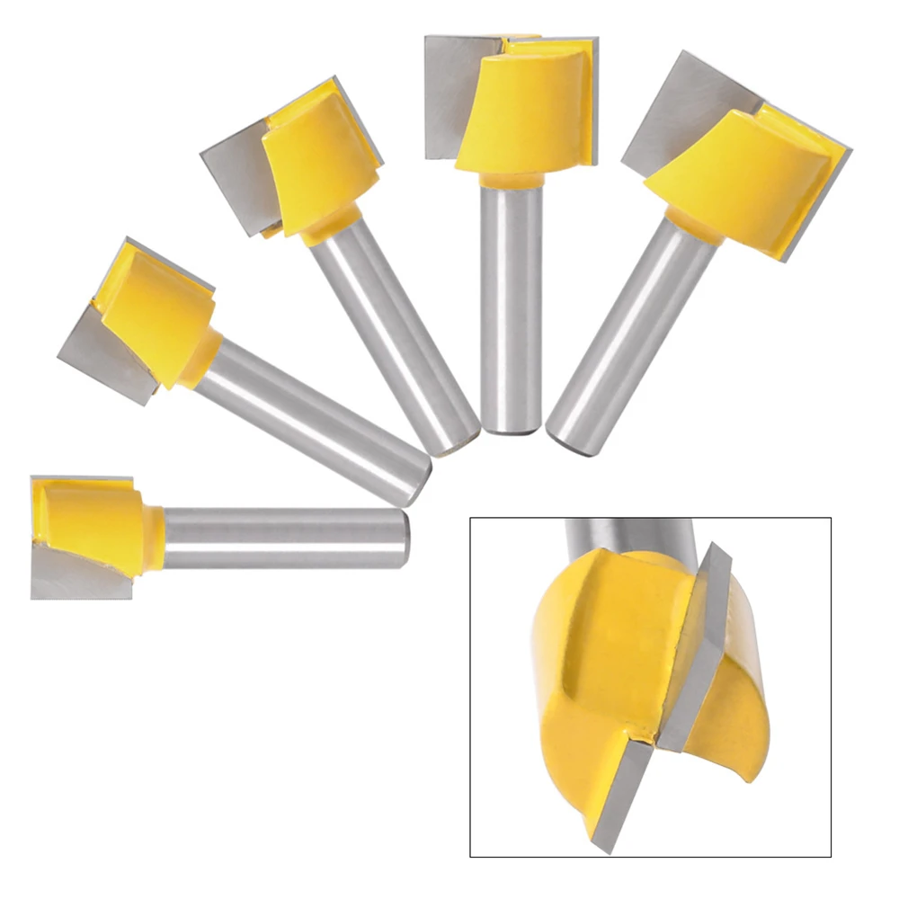 8mm Shank Cleaning Bottom Engraving Bit Solid Carbide Router Bit Woodworking Tools CNC Milling Cutter Endmill for Wood