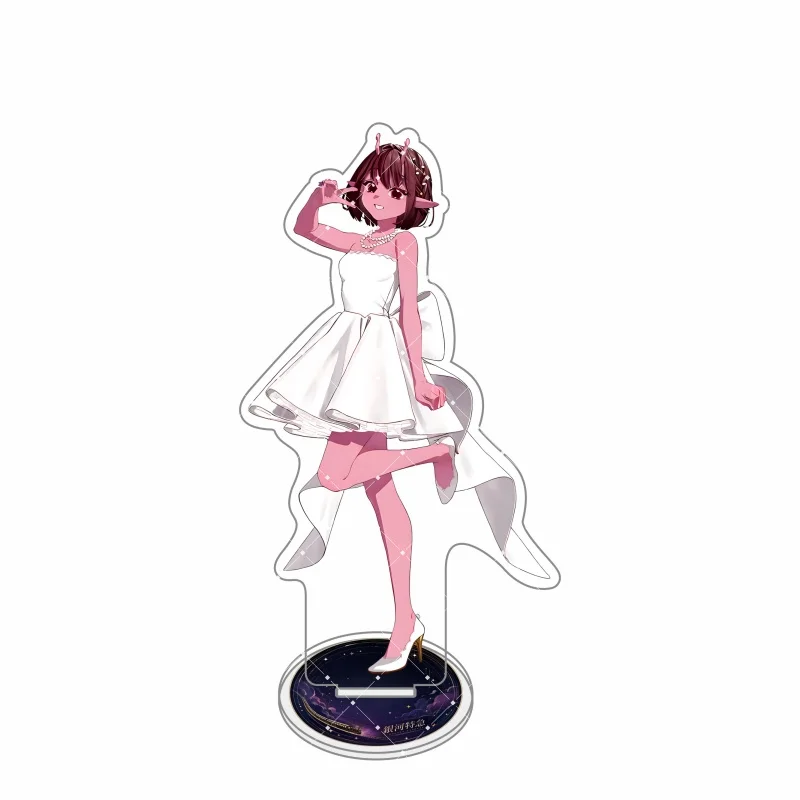 Anime Milky☆Subway: The Galactic Limited Express 15cm Acrylic Stand Makina/Kujou Tabletop Decorations key chain Decor Gifts