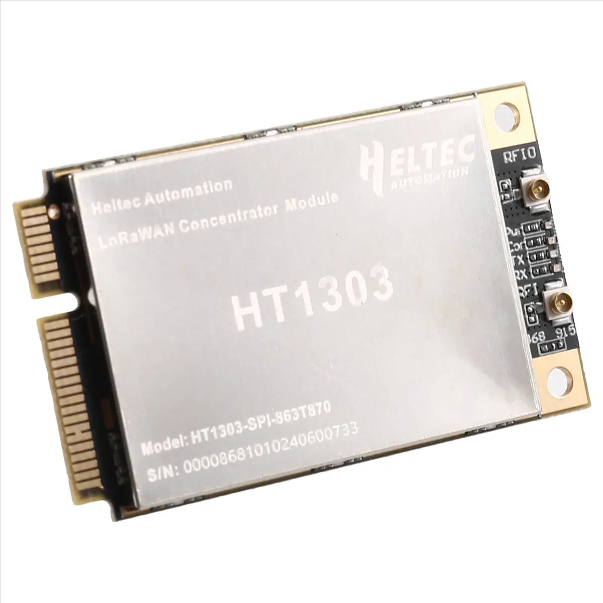 DT60  HT1303 LoRaWAN Concentrator Module SX1302 SX1250 Chip LoRa Gateway Base Station Module 868MHz SPI Version