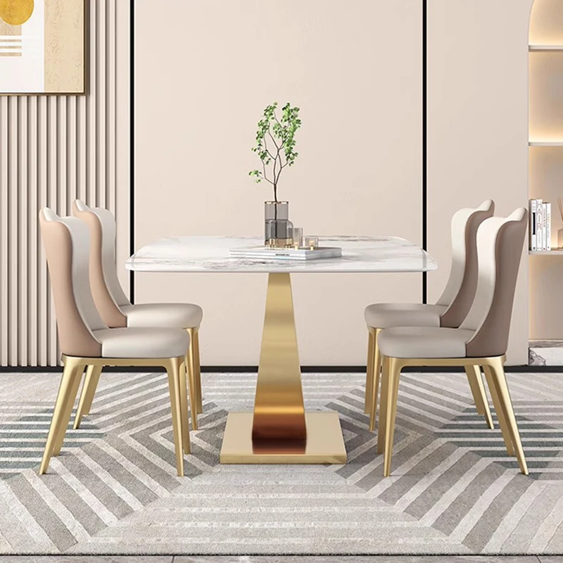 Luxury Home Dining Room Modern Minimalist Design Stool Backrest Creative Cadeiras Para Mesa De Jantar Dining Table Chair