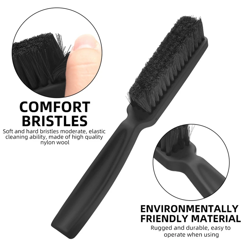 Beard Brush- Stiff Boar Bristles For Men's Grooming - Straightens And Promotes Growth - Works With Beard Oil And Balm