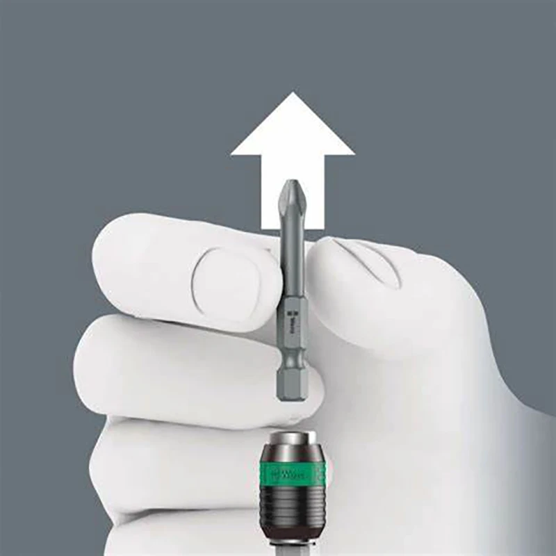 WERA 05052502001 889/4/1 K SB Rapidaptor Universal Bit Holder Pressing And Self-locking Mechanism Simple Operation