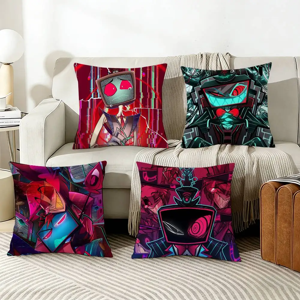 

Vox H-Hazbin H-Hotel Various Sizes Square Pillow Case For Car Home Bedchamber Decor