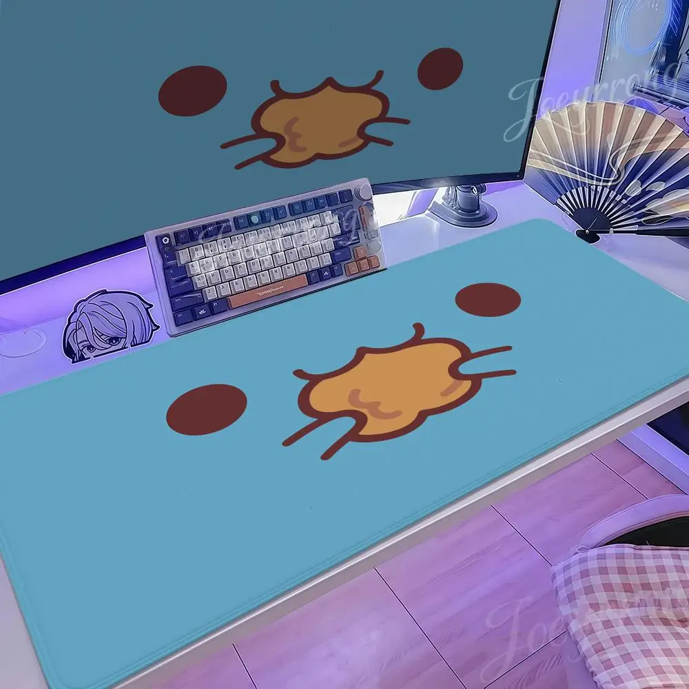 

Коврик для мыши Bugcat Capoo 1000x500, популярный аниме Taro Sakamoto Days XXL, большие игровые нескользящие офисные коврики для клавиатуры, настольный коврик