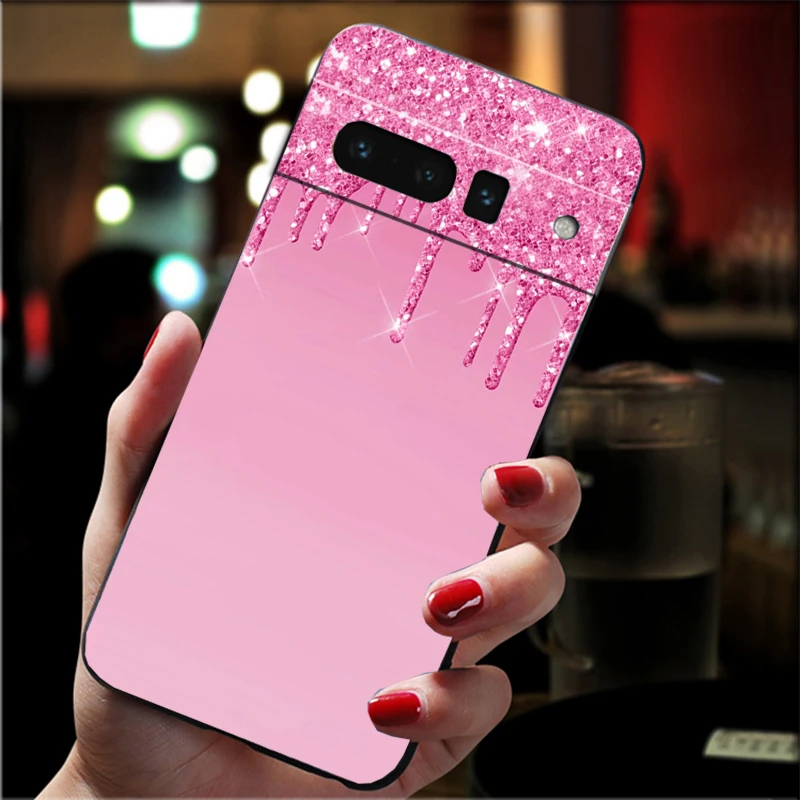

Phone Case for Google Pixel 10 9 Pro XL 9A 8 7 6 Pro Pixel 8A 7A 6A Pixel 8 7 6 5 Funda Dripping Glitter