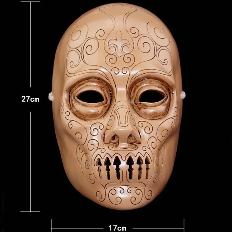 Harry Death Eater Masks Malfurius Cosplay Props Harry Magic School Collection Version Terror Mask Halloween Masque Death Eater