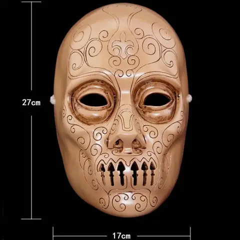 Harry Death Eater Masks Malfurius Cosplay Props Harry Magic School Collection Version Terror Mask Halloween Masque Death Eater