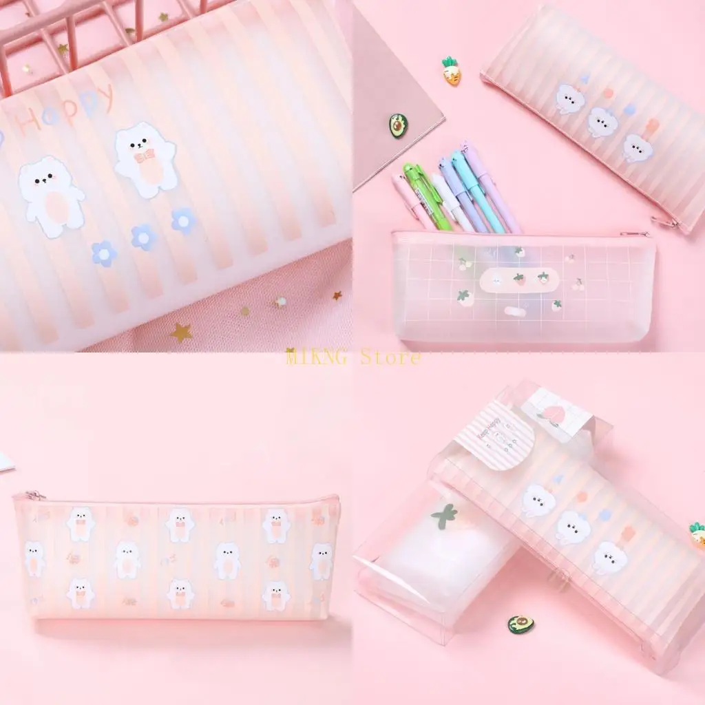 Large Capacity Pencil Bag Waterproof Cosmetic Bag Office Staionery Storage Bag 9.05x3.38x1.7in for Kids Teenager best sale