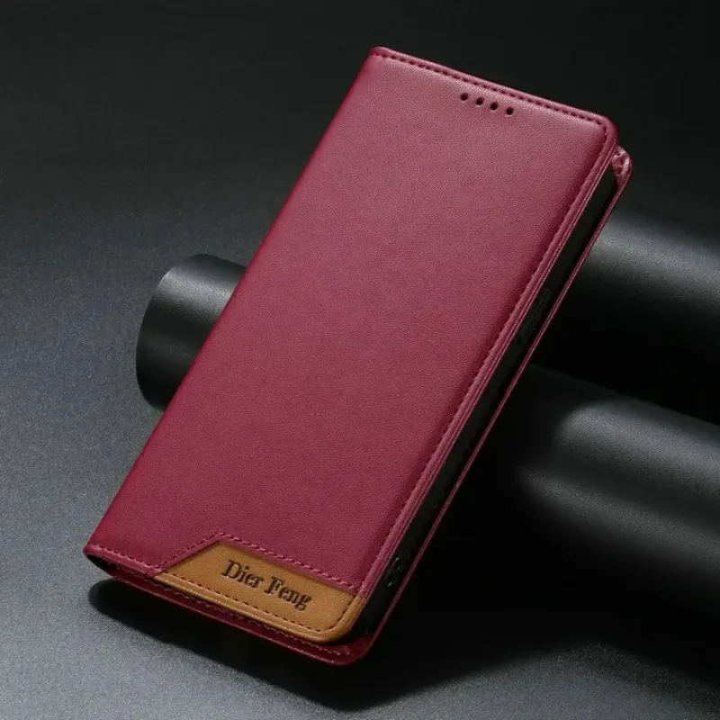 RFID Leather Wallet Magnet Case for Samsung Galaxy S24 S23 S