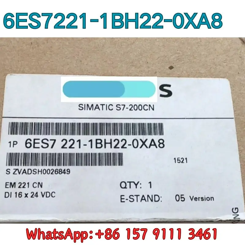 

Brand New Module 6ES7221-1BH22-0XA8 Original and Genuine Fast Shipping