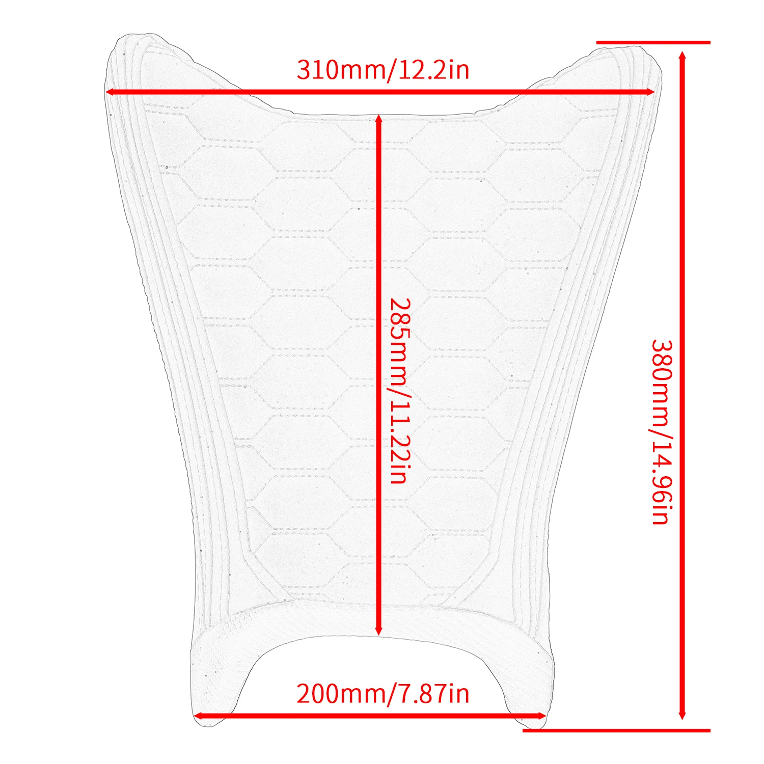 XXUN دراجة نارية الجلود سائق وسادة المقعد الأمامي بيلايون غطاء الوسادة ل M Duke 390 2024-2025 2024 2025