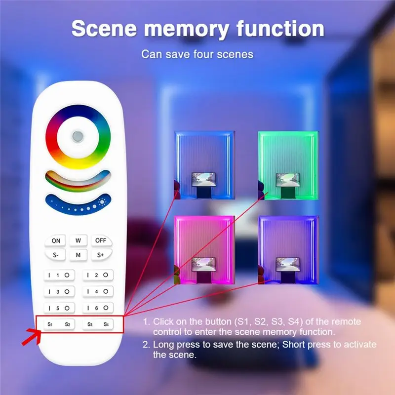GLEDOPTO Five-In-One LED Light Strip Controller LED Strip Light Controller GL-C-204P 12-48V Zigbee+2.4G RF Compatible With HA
