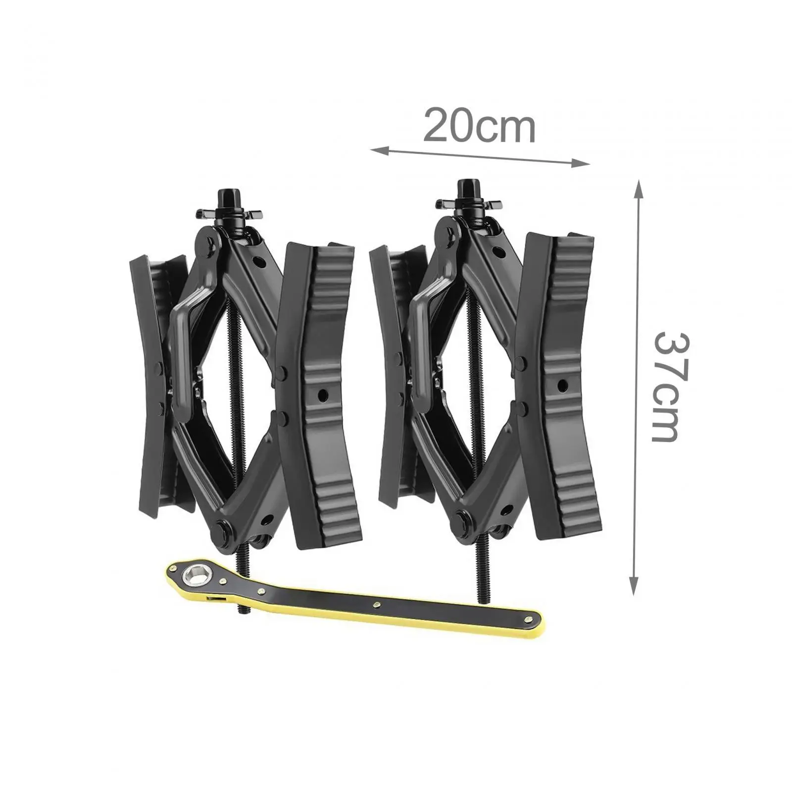 2x Wheel Chock Stabilizers Trailer Lock Lightweight Parts with