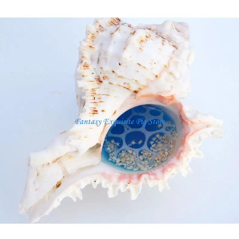 اليدوية موجة المياه تموجات قالب الايبوكسي الراتنج المحيط موضوع قلادة صنع المجوهرات #4