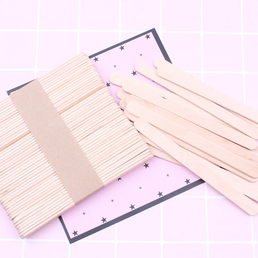 50 قطعة الحرف الخشبية الطبيعية لتقوم بها بنفسك الخشب المصاصة العصي للأطفال مدرسة مشاريع الحفلات تحريك Crafts بها بنفسك الحرف الخشبية العصي #1