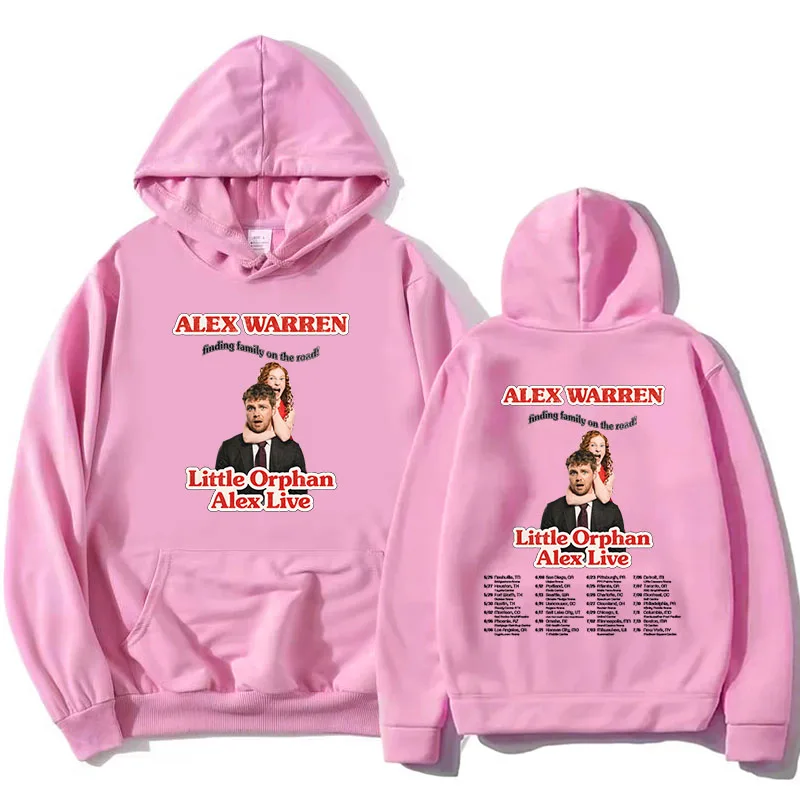 Little Orphan Alex Live 2026 Hoodies vinden van familie op de weg ALEX WARREN Sweatshirts Lange mouwen Losse truien met capuchon Meisje
