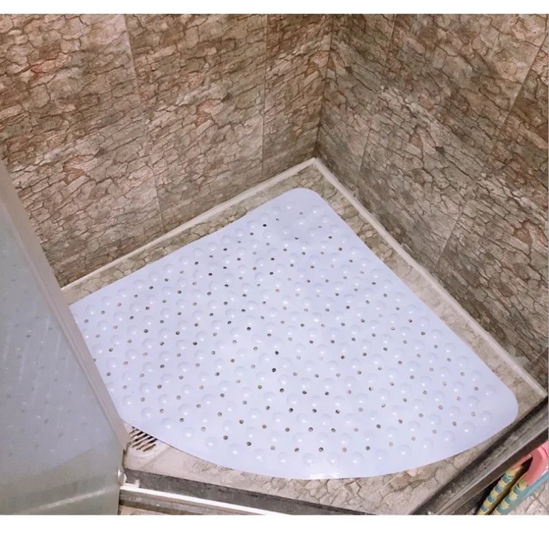Comfortable Triangle Shower Room Mat Diamond Toilet Bath Bathroom Mat Bathroom Carpet Alfombrilla De Ducha Antideslizante Badmat