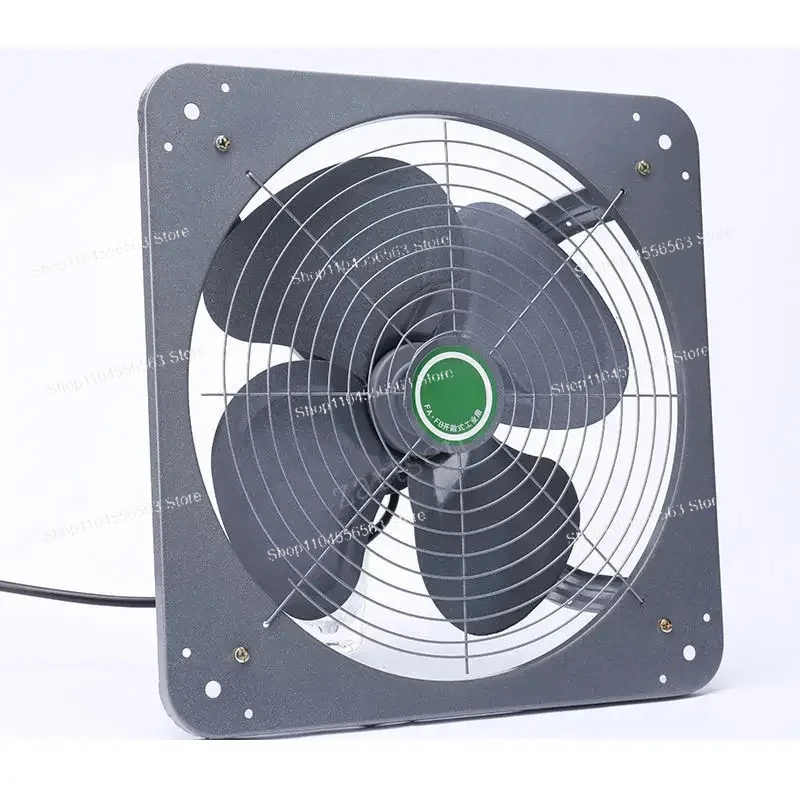10-Inch Two-Way Ventilator, High Power Kitchen Exhaust Fan with Duct Pipe for Household Extraction