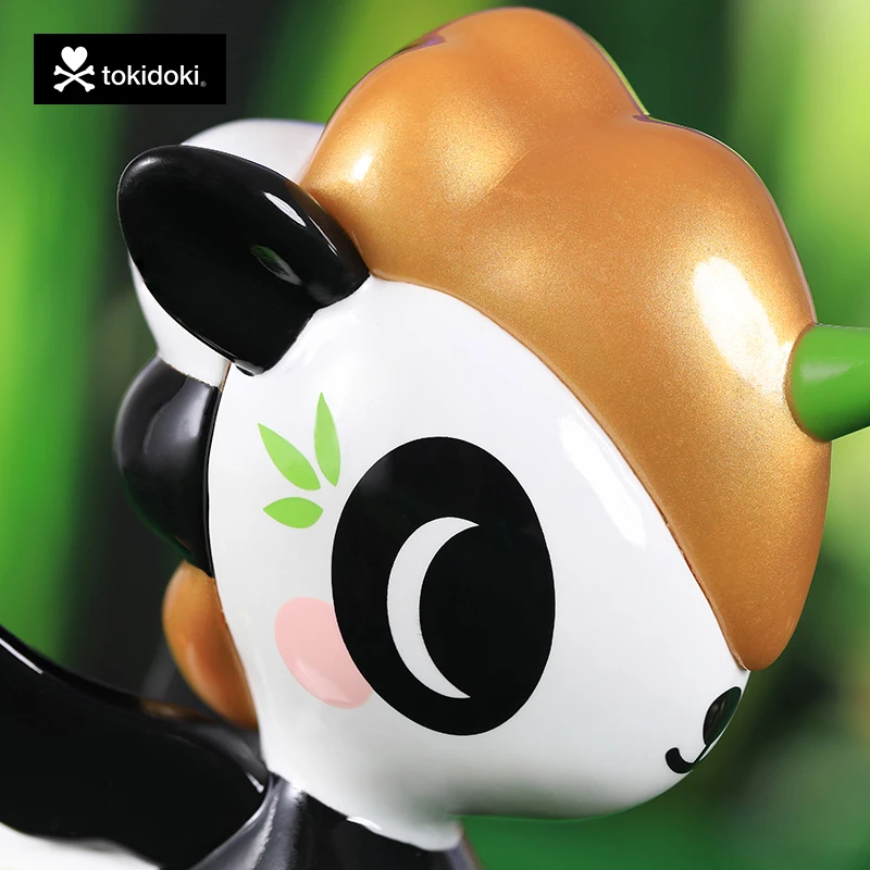 Tokidoki-Panda de la suerte de unicornio, de 5 pulgadas figuras de acción, juguetes Kawaii, modelo de adorno, regalos de cumpleaños para niñas, bonito adorno de Pvc