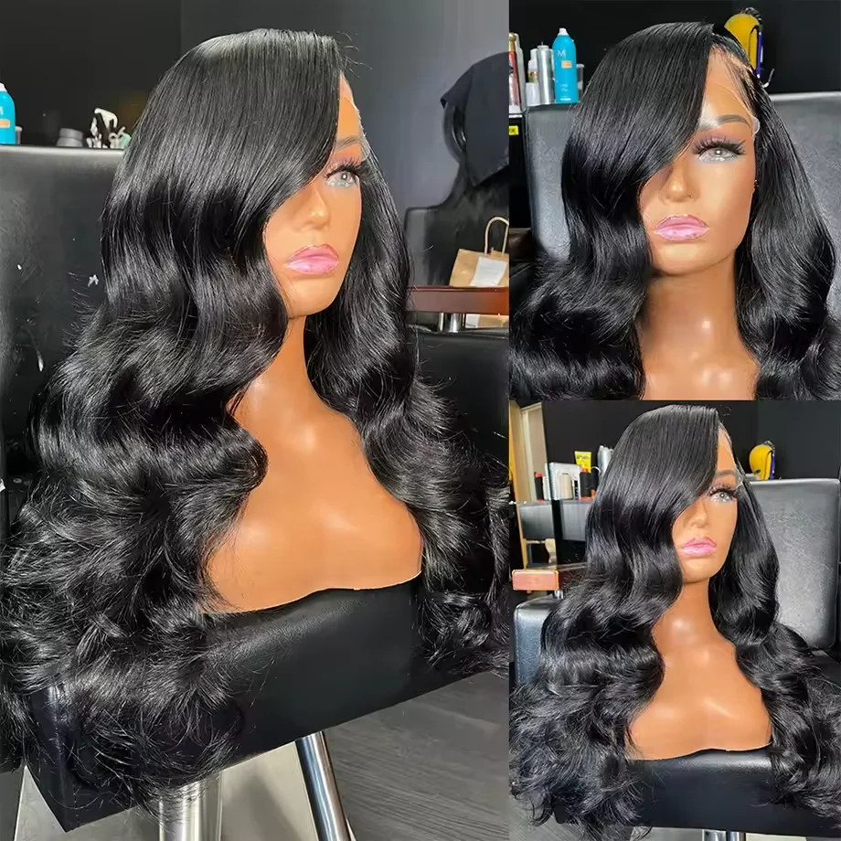 220Density 30inch HD Human Hair Lace Frontal Wig Body Wave Human Hair Wigs 13x6Lace Front Wig Human Hair 100% Real Human Hair image 2