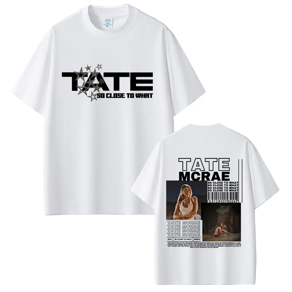 ¿Qué es el álbum de Tate McRae tan cerca de "Miss Possession 2025" Camiseta de la gira mundial, Camiseta de algodón a la moda de verano para hombres y mujeres