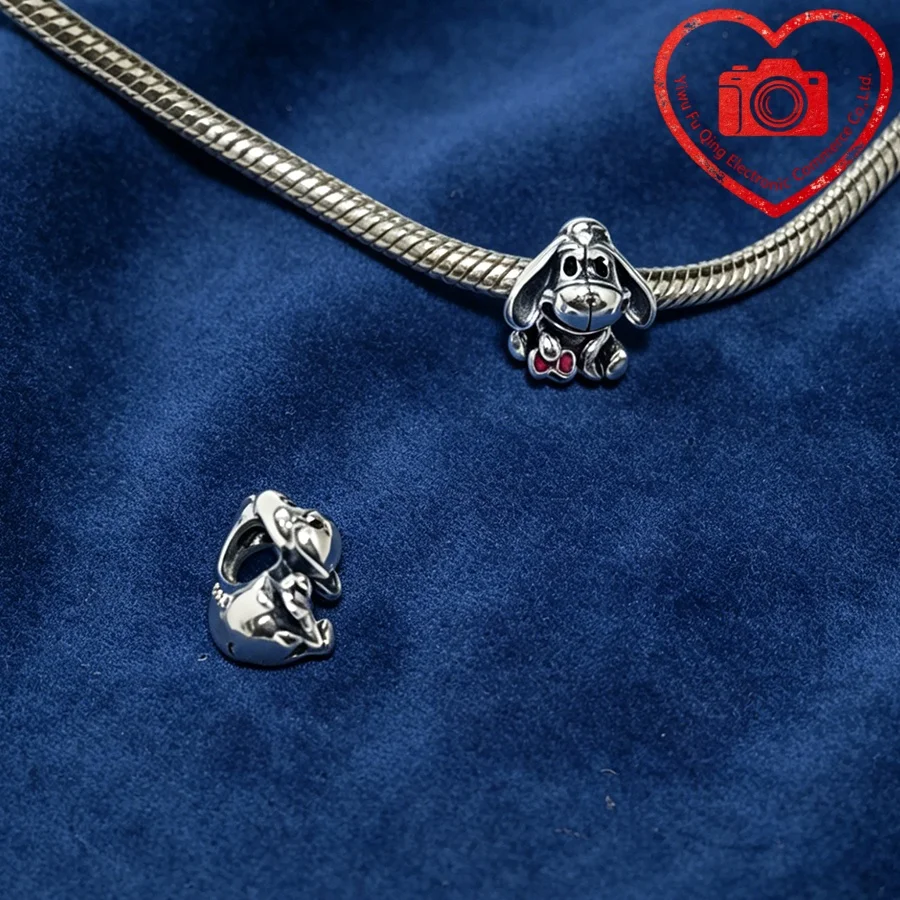 Neue Original-Charms DIY Schmuckgeschenke für Frauen Fuchs Hase Huhn Schwein Haustier Hund Elefant Perlen passend für 925er Silberarmbänder Zubehör