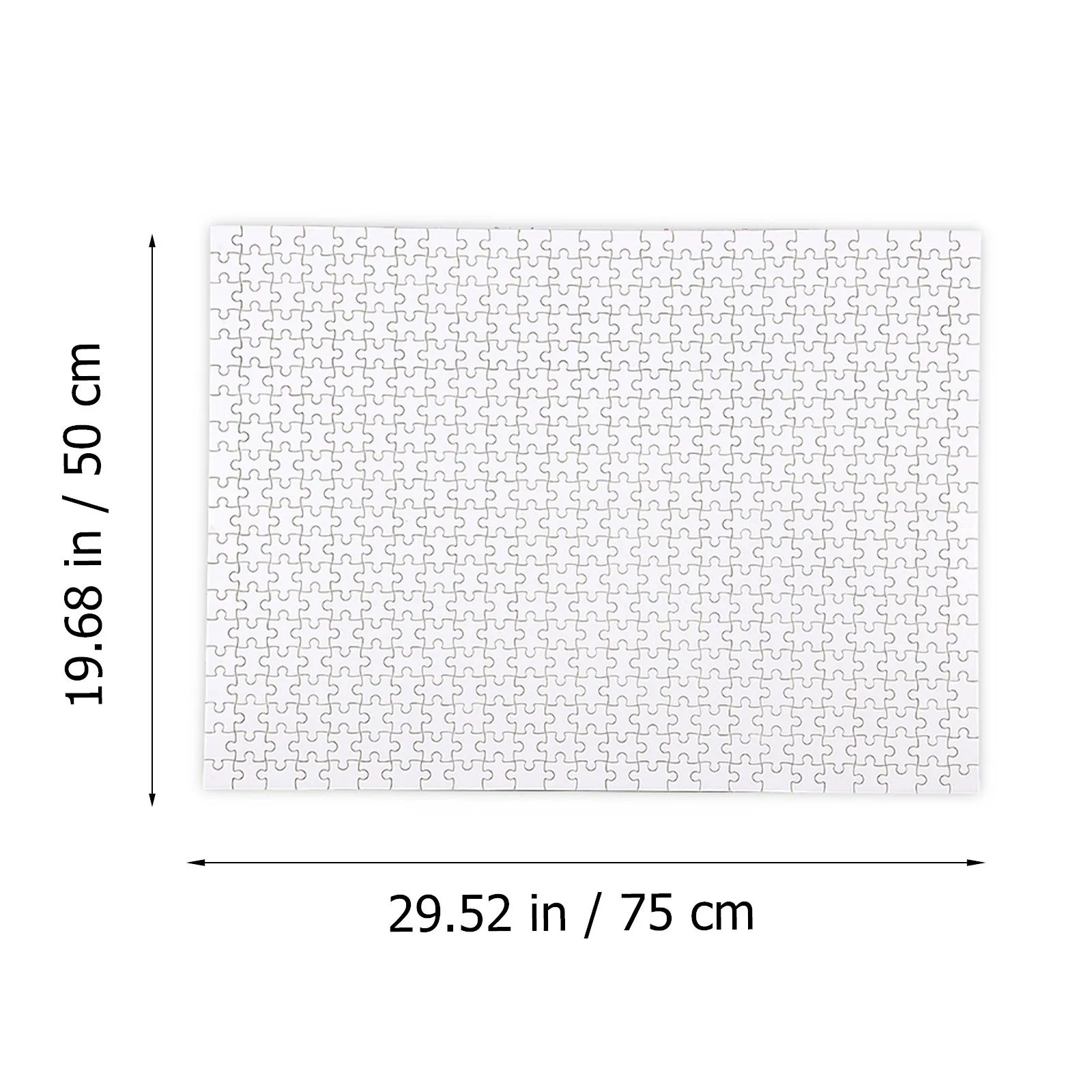 1000Pcs Wooden Puzzle DIY Blank Heat Transfer Craft Pieces for Custom Photo Party Favors Game Props Place Settings Decorations