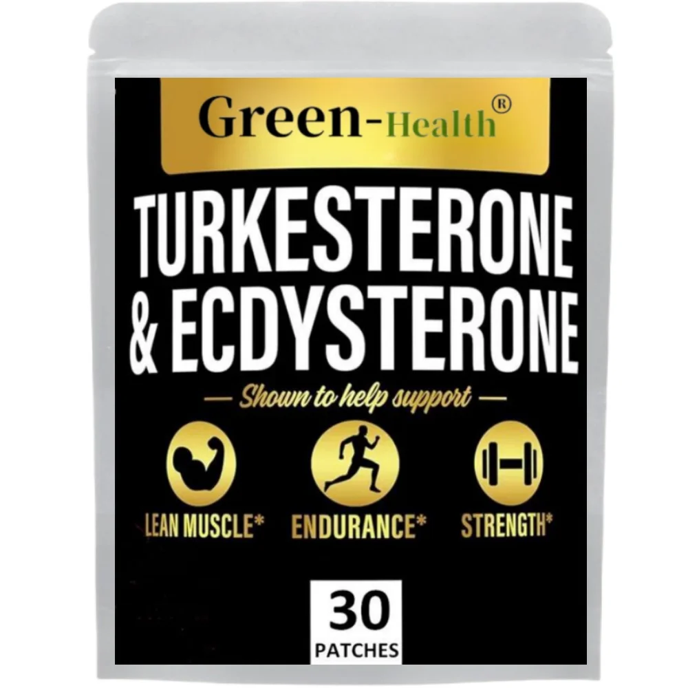 

Turkesterone With Ecdysterone Transdermal Patches For Men- 30 Patches One Month Supply