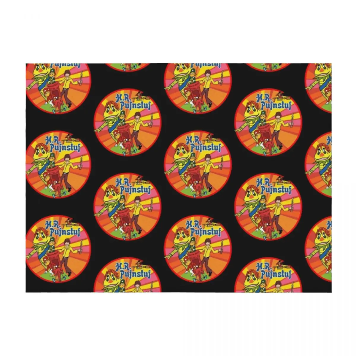 

HR H R Pufnstuf Puff Stuff Puff n stuff Shirt Sticker Hoodie Mask Throw Blanket wednesday Designers Weighted Blankets