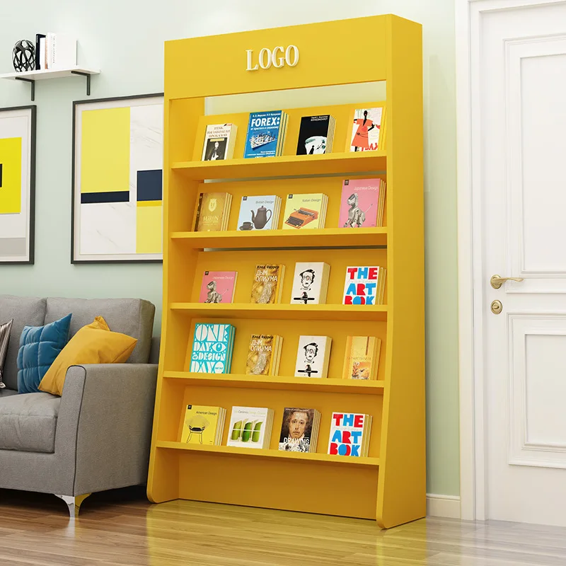 Factory Direct 2026 Simple Magazine Shelf Children's Simple Floor Shelf Picture Book Display