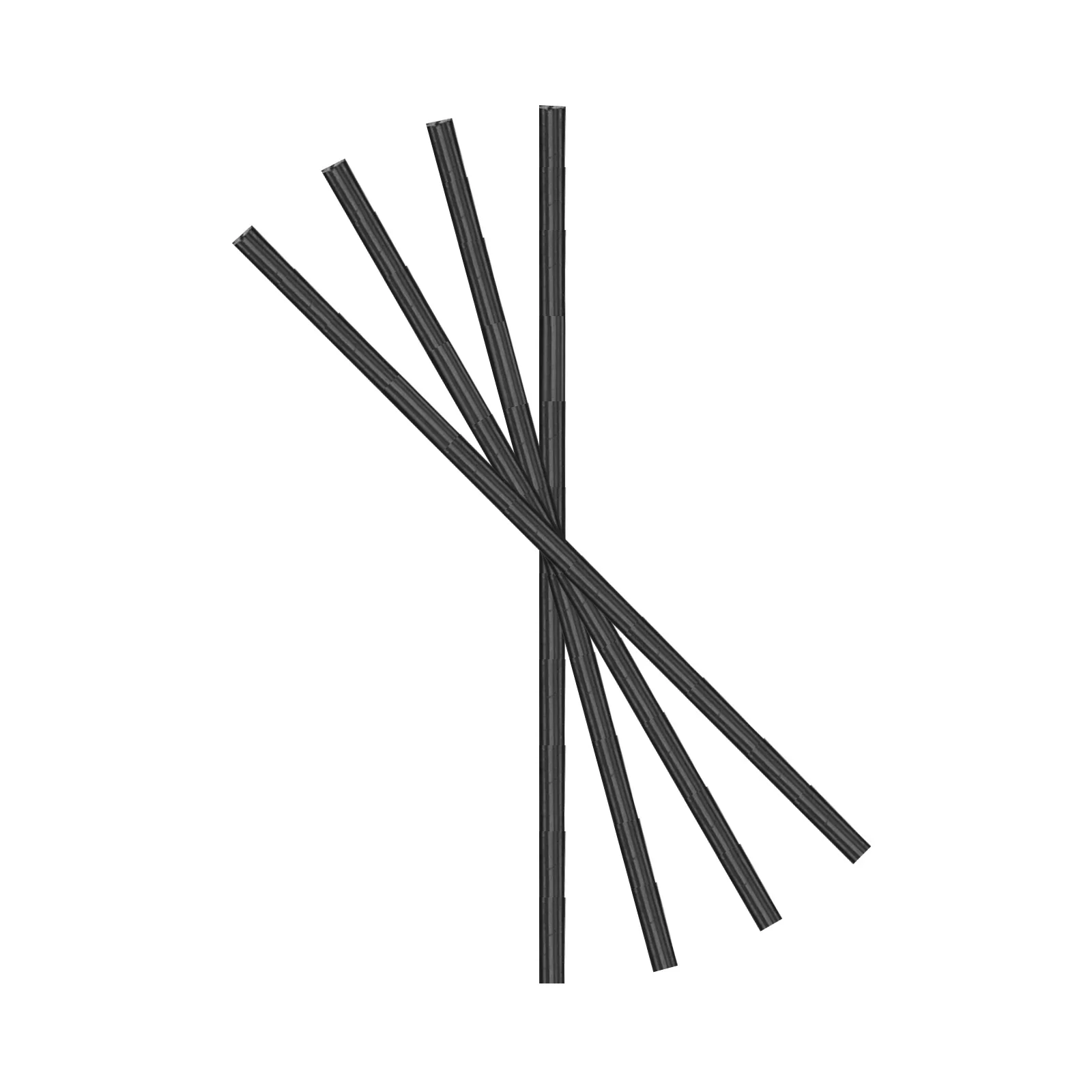 50Pcs Plastic Welding Rods(White Black) - PP Plastic Welder Rods For Bumper Plastic Repair Suitable For Car/Kayak Plastic Repair